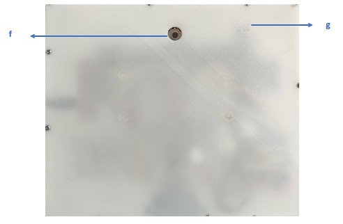 Vista posteriore del modulo PHYS-EX