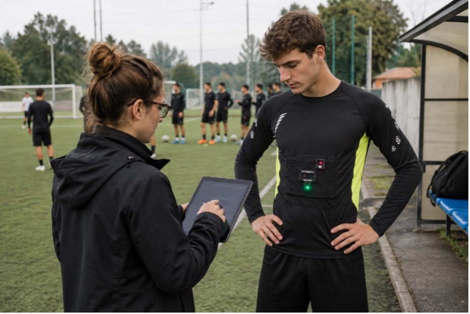 Primi test in campo del capo intelligente PHYS-EX con raccolta dati e feedback dell’atleta